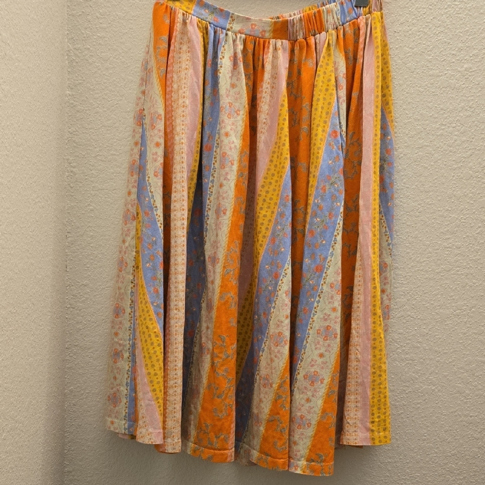 Free People Multicolored Skirt Size Med